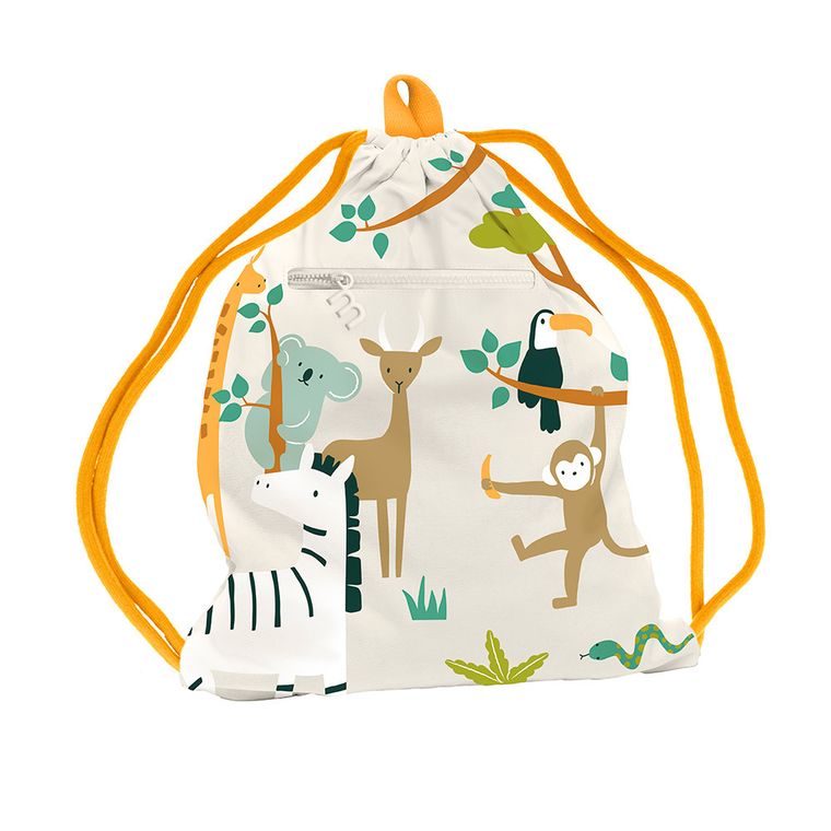 Miniland, Back to school, worek sportowy, Dżungla