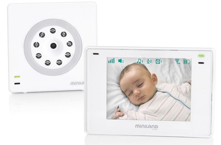 Miniland, cyfrowa niania elektroniczna z wielofunkcyjnym ekranem 3,5" plus
