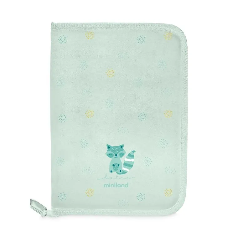 Miniland, Dolce, etui na dokumenty i książeczkę zdrowia, miętowe