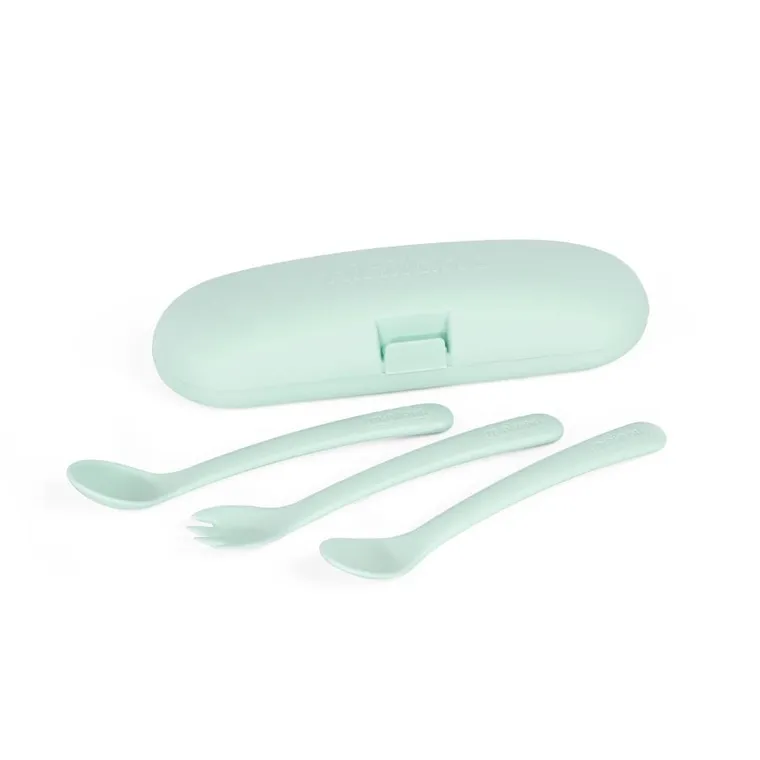 Miniland, Dolce, zestaw: sztućców, miętowy