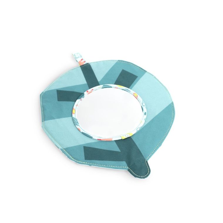 Miniland, Feel To Learn, liść, lusterko sensoryczne dla niemowląt