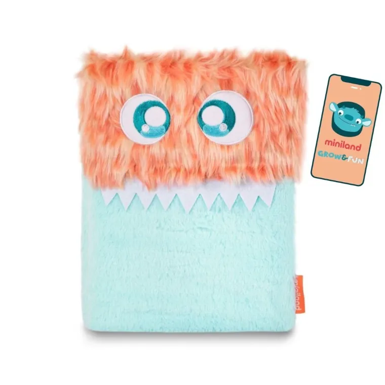 Miniland, Monster telling, Codzienne czynności, miękka książka edukacyjna, sensoryczna