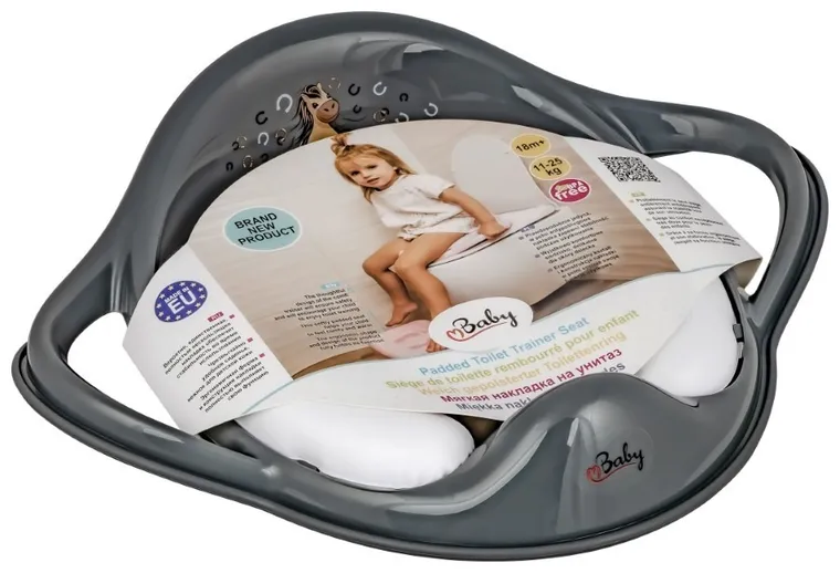 Minimal, Konik, miękka nakładka na sedes, szara