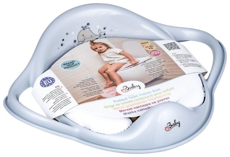 Minimal, Wieloryb, miękka nakładka na sedes, błękit