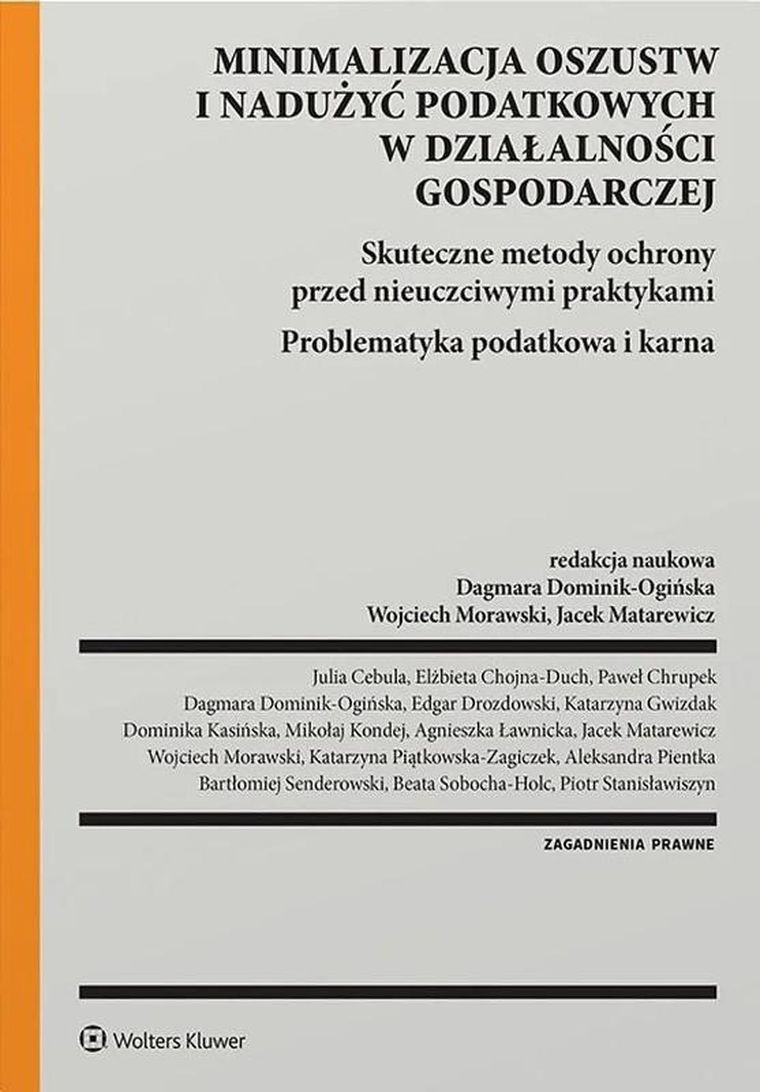 Minimalizacja oszustw i nadużyć podatkowych w działalności gospodarczej