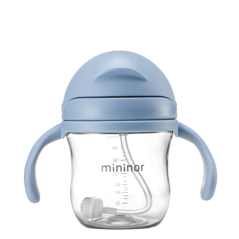 Mininor, bidon ze słomką, Nordic Sky Blue, 220 ml