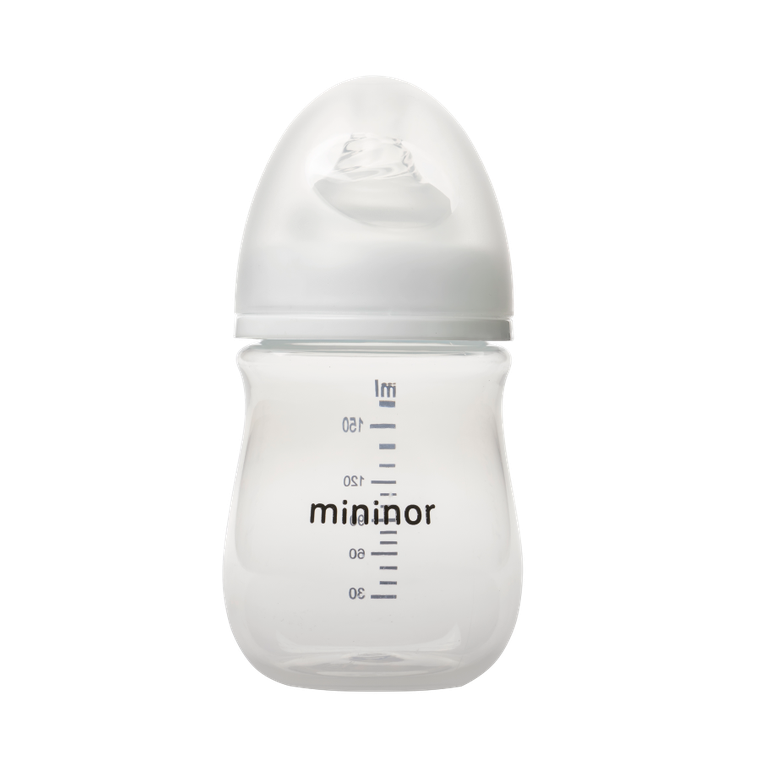 Mininor, butelka plastikowa, 160 ml, 0m+