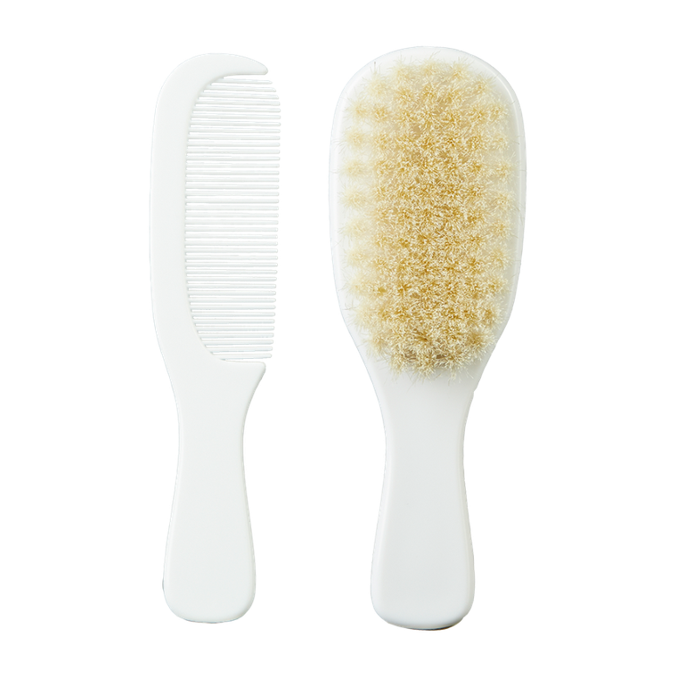 Mininor, grzebień i szczotka do włosów, 0m+