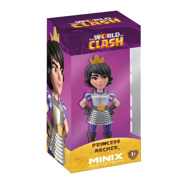 Minix, Clash Royale, Princess, figurka kolekcjonerska