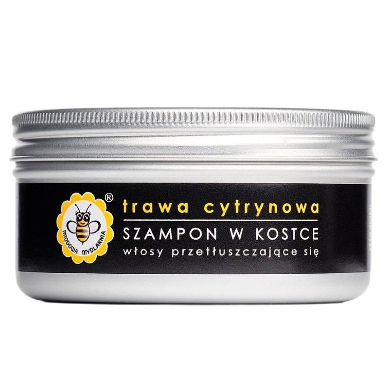 Miodowa Mydlarnia, szampon w kostce Trawa Cytrynowa 70g