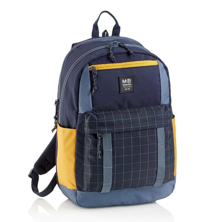 Miquelrius, Amsterdam, Rider, plecak trzykomorowy, czarny, 28l