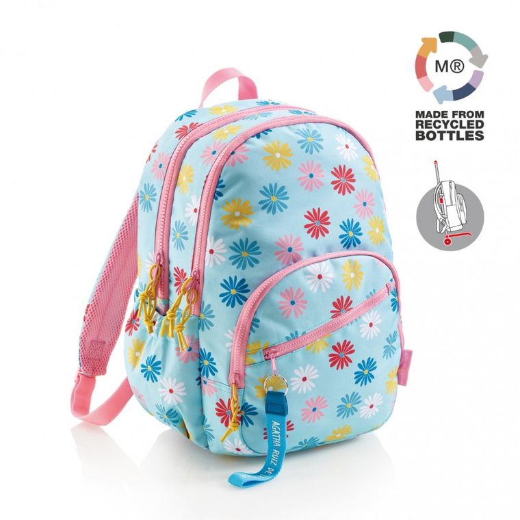 Miquelrius, plecak trzykomorowy na kółkach, Oslo Daisy