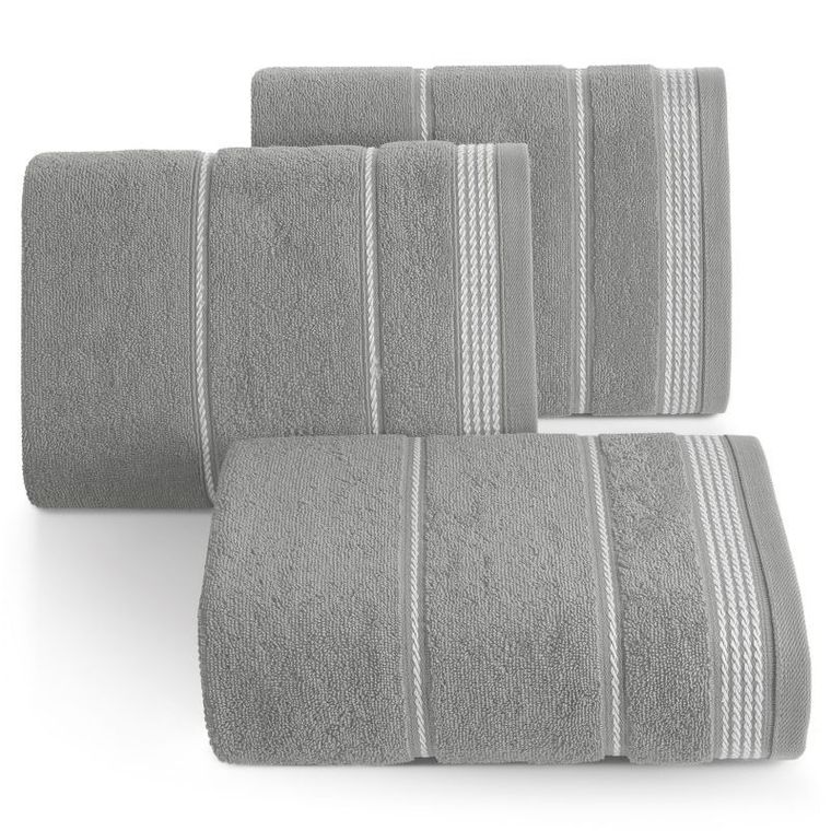 Mira, ręcznik z ozdobną bordiurą w formie sznurka, 30-50 cm