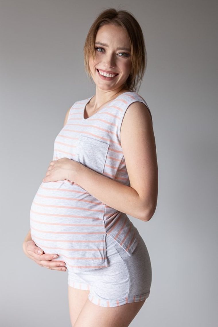 Miracle, piżama, rozmiar XL, szary melanż