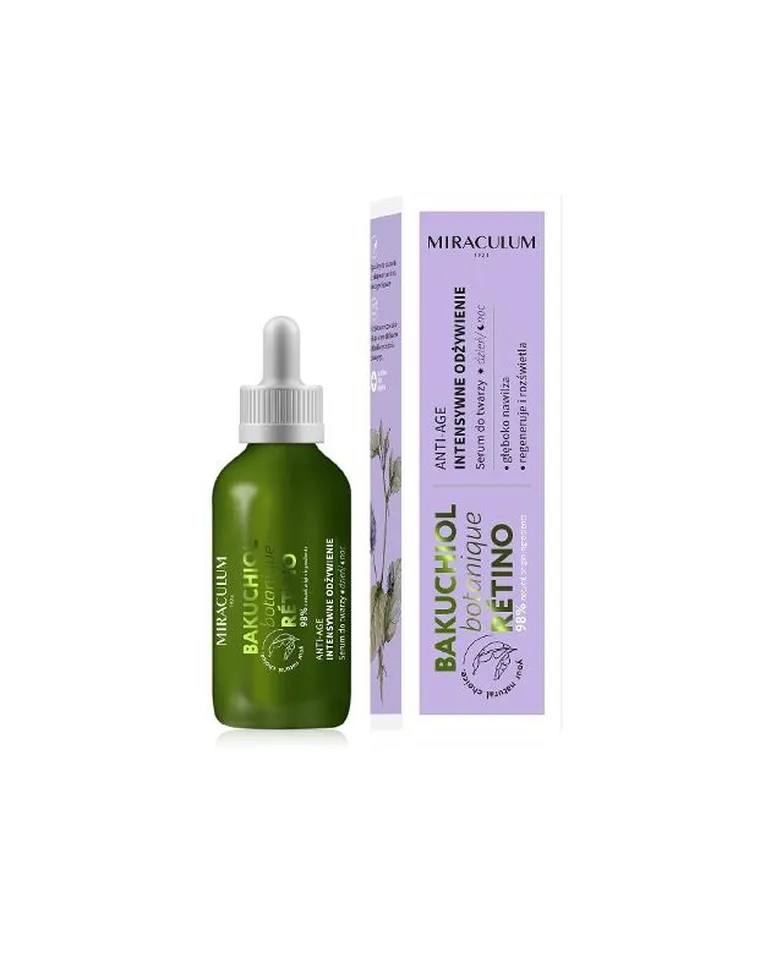 Miraculum, Bakuchiol Botanique Retino, serum do twarzy - intensywne odżywienie, 30 ml