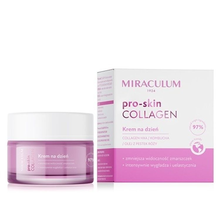 Miraculum, Collagen Pro-Skin, krem do twarzy na dzień, 50 ml