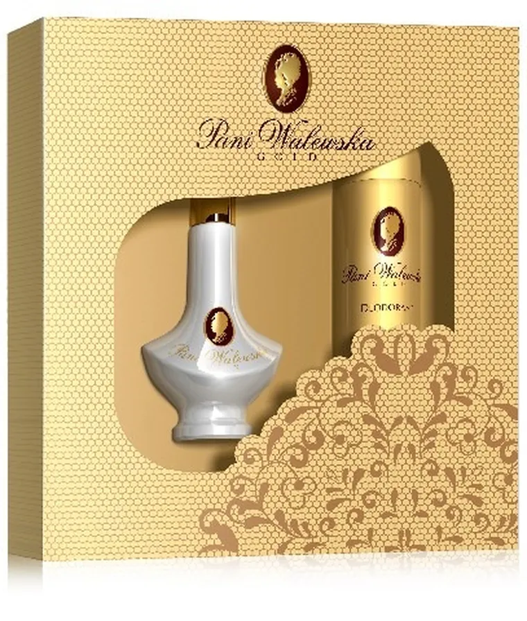 miraculum pani walewska - gold woda perfumowana 30 ml   zestaw