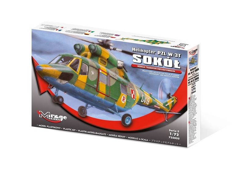 Mirage, Helikopter PZL W-3T Sokół, model do sklejania