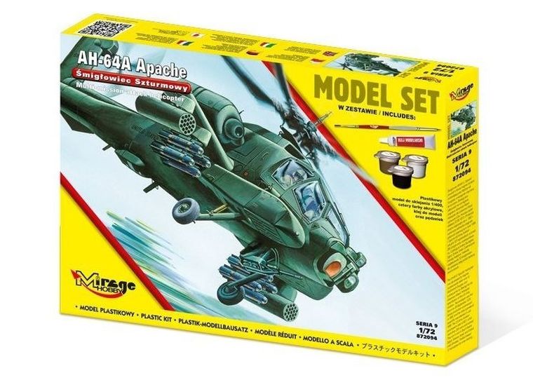 Mirage Hobby, helikopter ah-64a apache 9