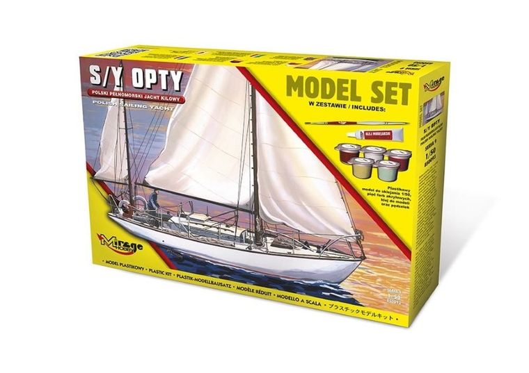 Mirage Hobby, jacht S/Y OPTY ser. 09, model do sklejania