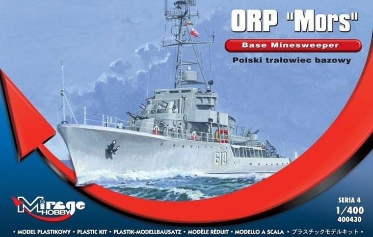 Mirage Hobby, Polski Trałowiuec Bazowy OPR Mors, model do sklejania
