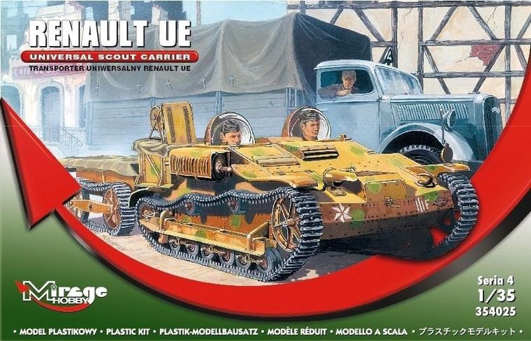 Mirage Hobby, Renault UE Transporter Uniwersalny, model do sklejania
