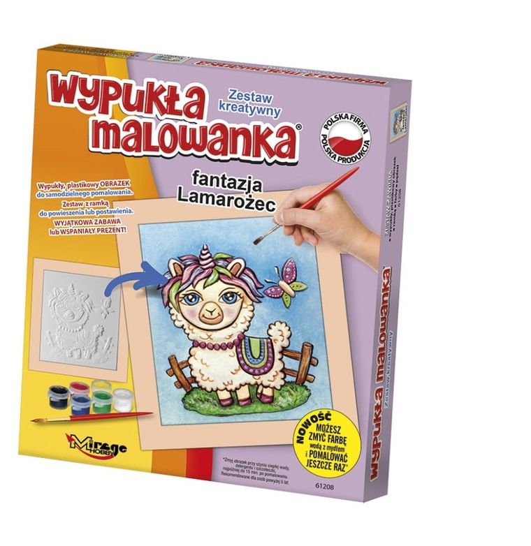Mirage Hobby, Wypukła Malowanka, zestaw kreatywny do malowania, Fantazja, Lamarożec