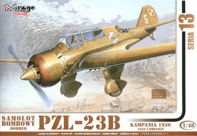 Mirage, PZL-23B Karaś, model do sklejania