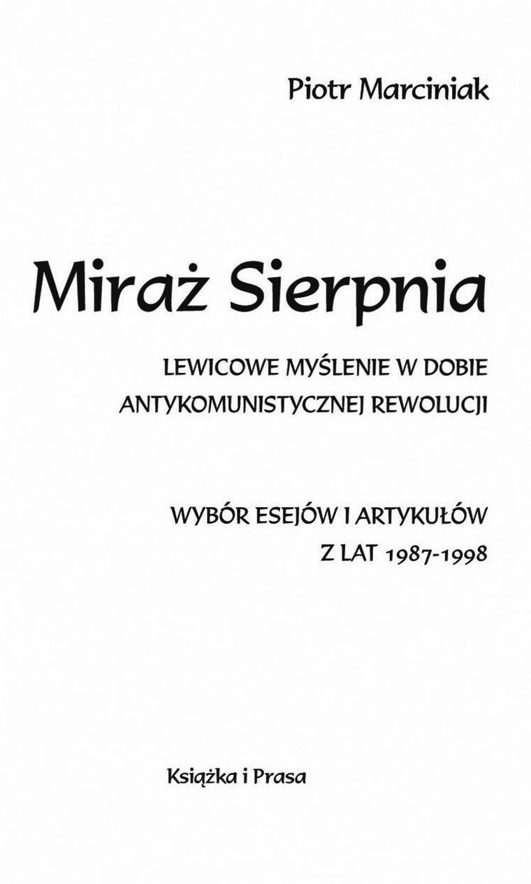 Miraż Sierpnia
