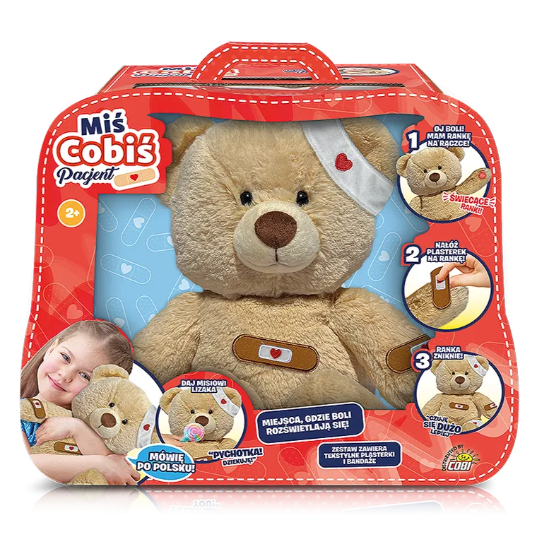 Miś Cobiś, Pacjent, maskotka interaktywna