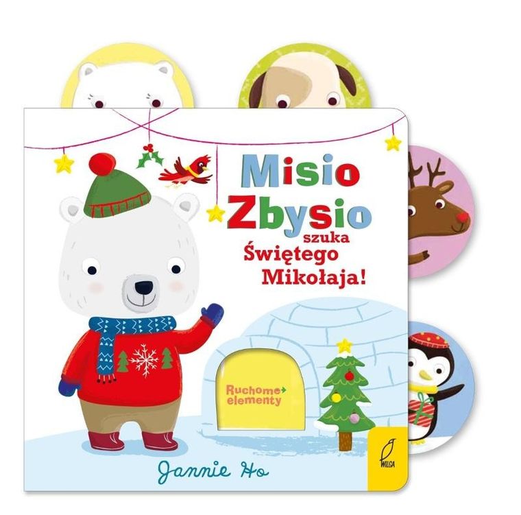 Misio Zbysio szuka Świętego Mikołaja. Ruchome elementy
