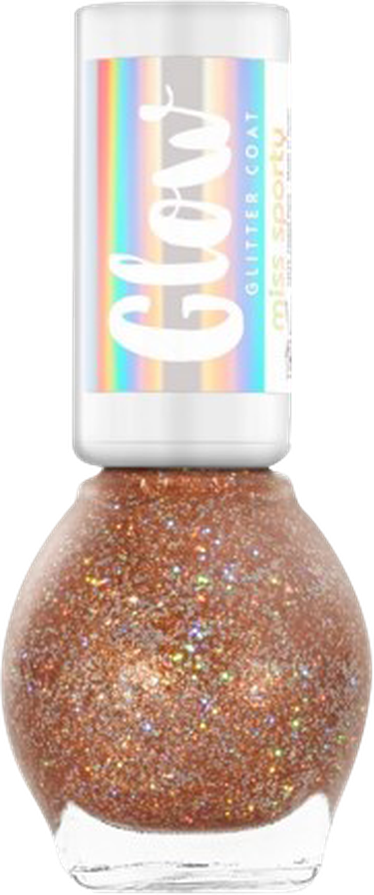 Miss Sporty, Glow Glitter top coat 40, 7 ml