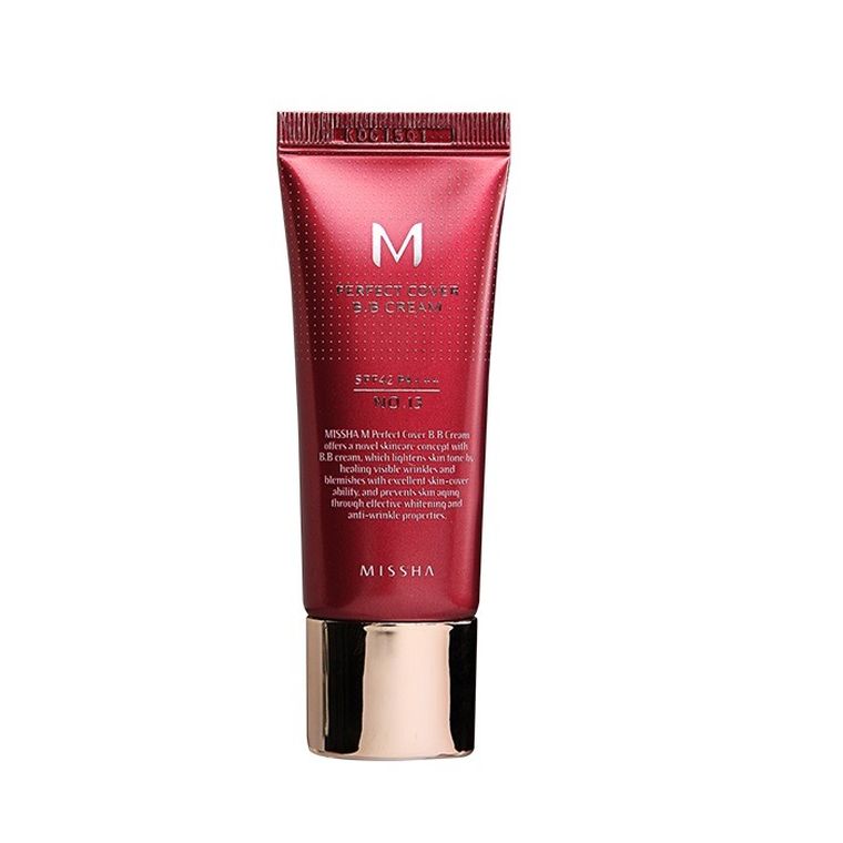 Missha, M Perfect Cover BB Cream SPF42/PA+++, wielofunkcyjny krem BB, No.13 Bright Beige, 20 ml