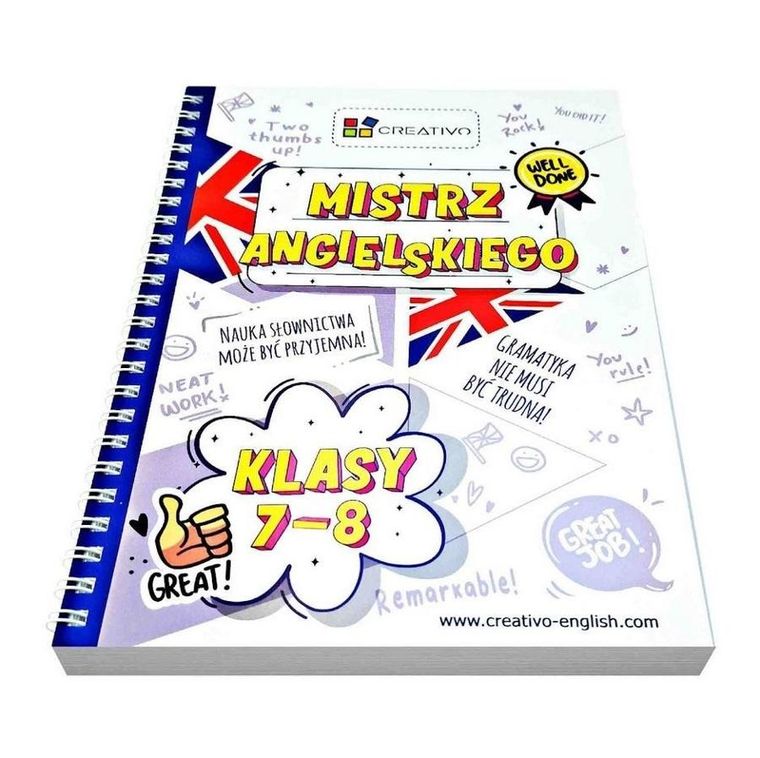 Mistrz angielskiego. Kurs dla uczniów klas 7-8