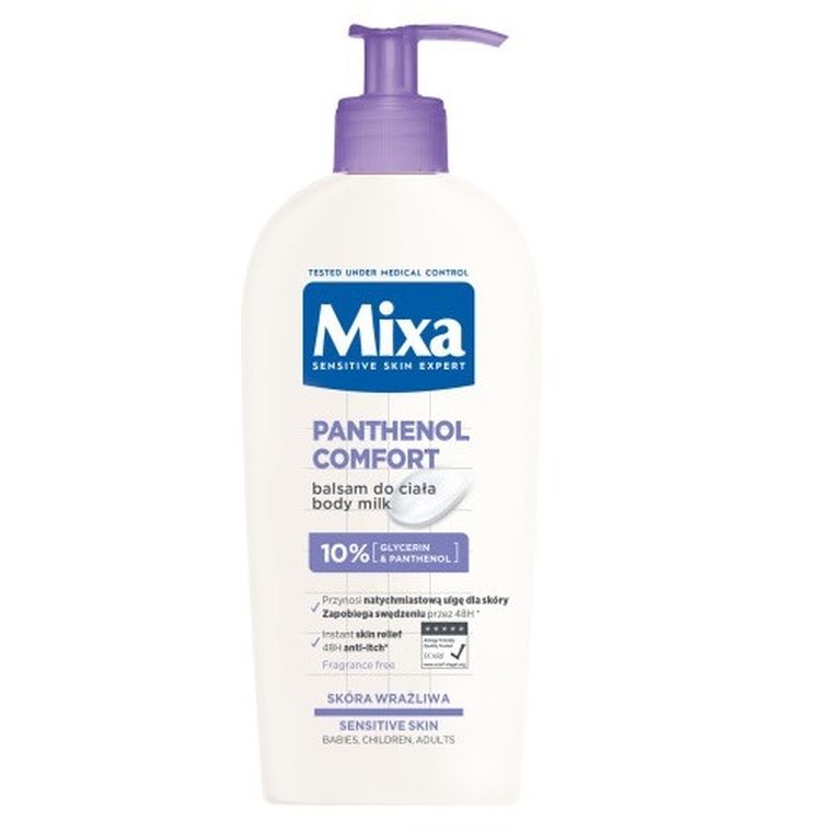 Mixa, Panthenol Comfort. kojący balsam do ciała, 400 ml