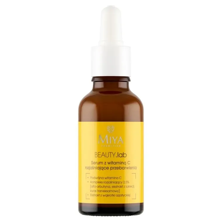 Miya Cosmetics, Beauty.Lab, serum z witaminą C rozjaśniające przebarwienia, 30 ml