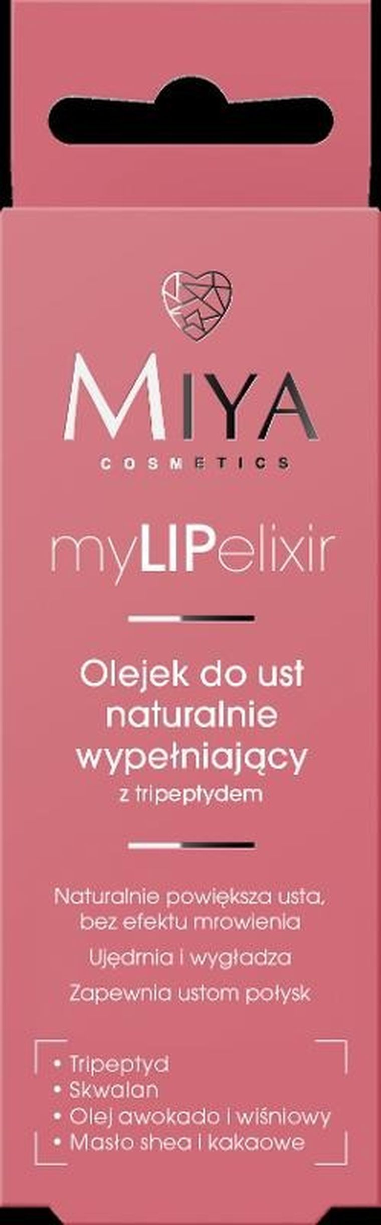Miya Cosmetics, myLIPelixir, olejek do ust naturalnie wypełniający, rose, 10g