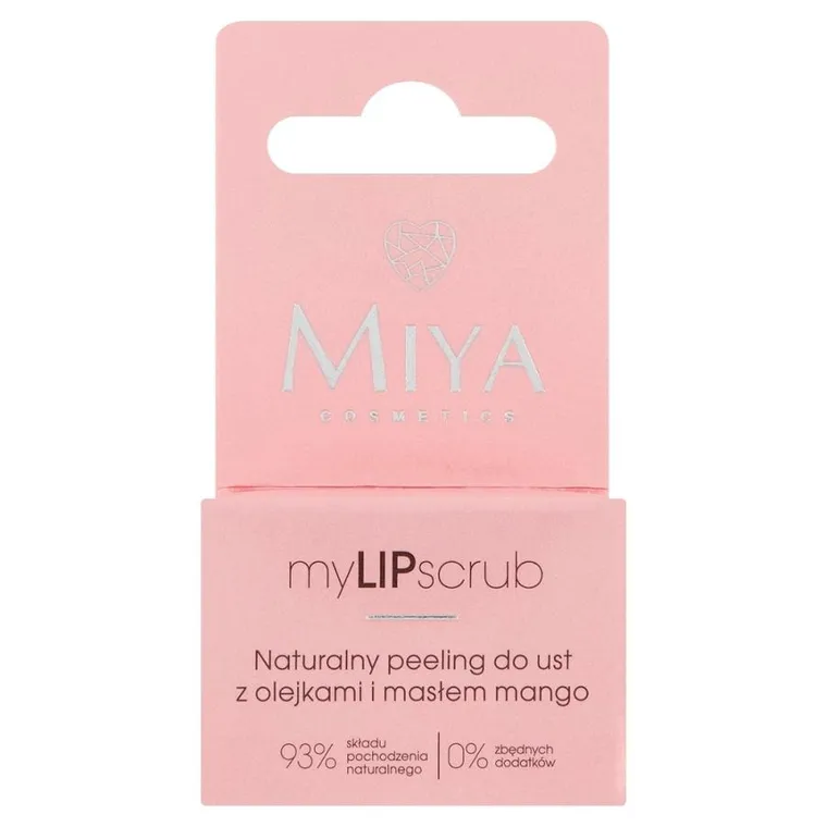 Miya Cosmetics, MyLipScrub, naturalny peeling do ust z olejkami i masłem mango, 10g