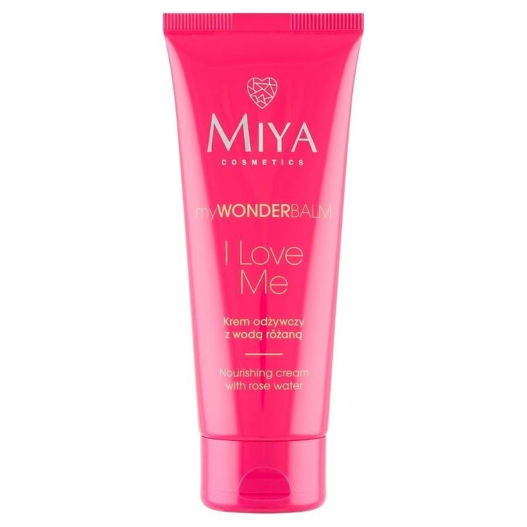 Miya Cosmetics, myWONDERBALM I Love Me, krem odżywczy z wodą różaną, 75 ml