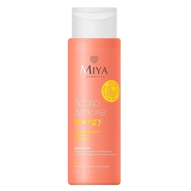 Miya Cosmetics, Scalp & More Energy, wzmacniający szampon z kofeiną, 300 ml