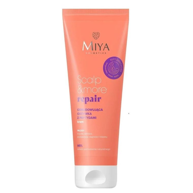 Miya Cosmetics, Scalp & More Repair, odbudowująca odżywka z peptydami, 200 ml