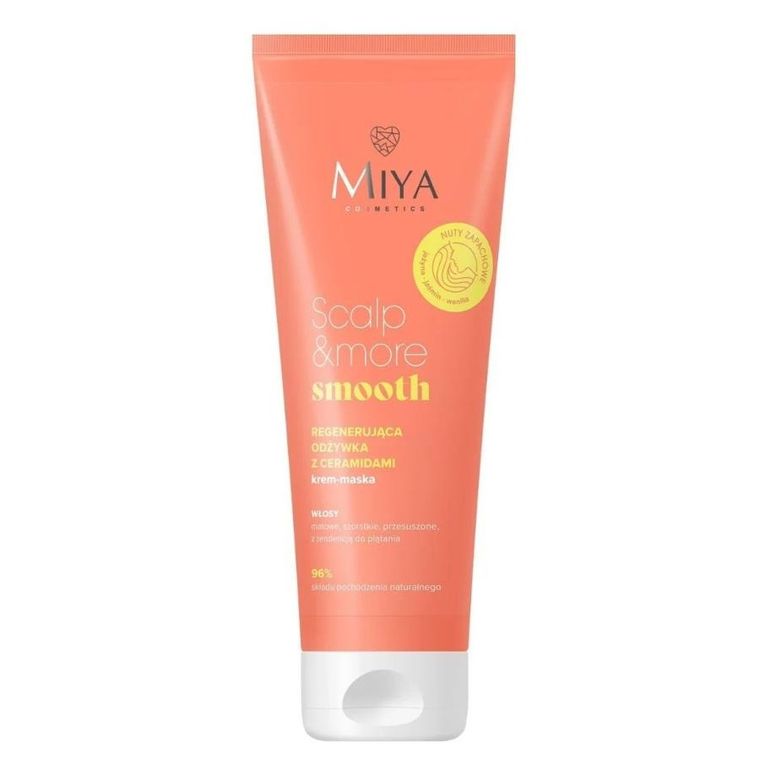 Miya Cosmetics, Scalp & More Smooth, regenerująca odżywka z ceramidami, 200 ml