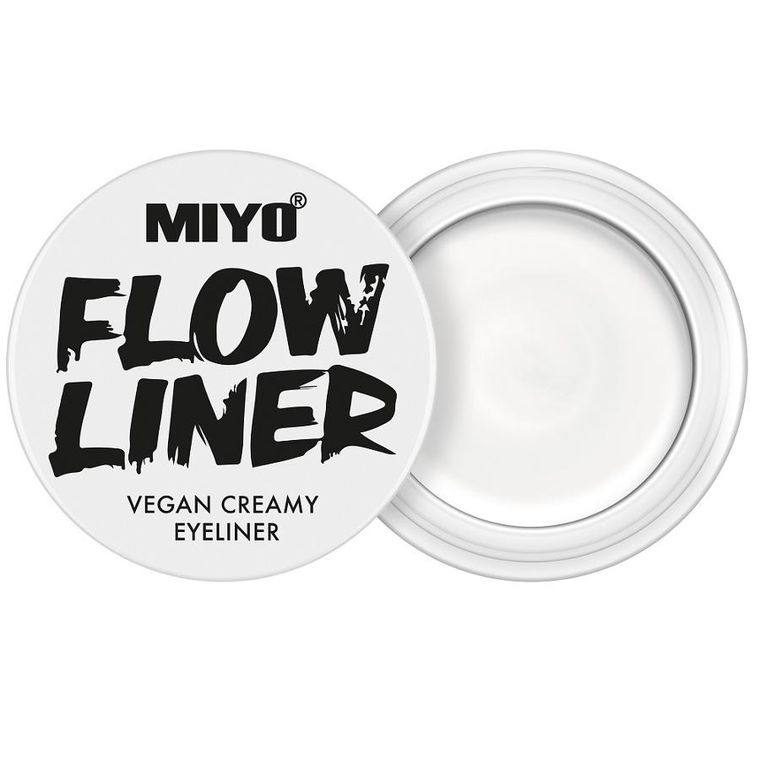 MIYO, Flow Liner, eyeliner w kremie, 02 White Flag, 5g