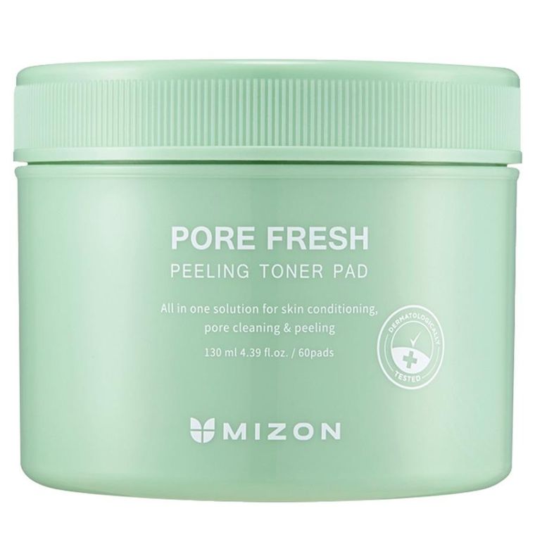 Mizon, Pore Fresh Peeling Toner Pad, płatki peelingująco-tonizujące, 60 szt.