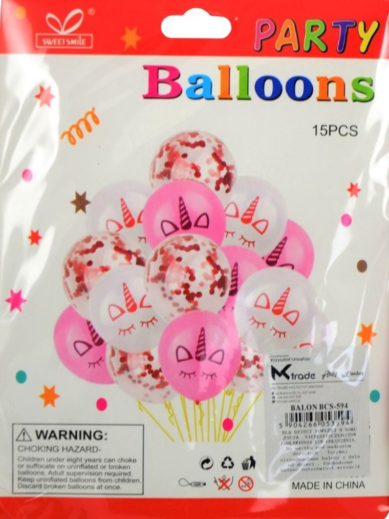 MK Trade, balony, 15 szt.