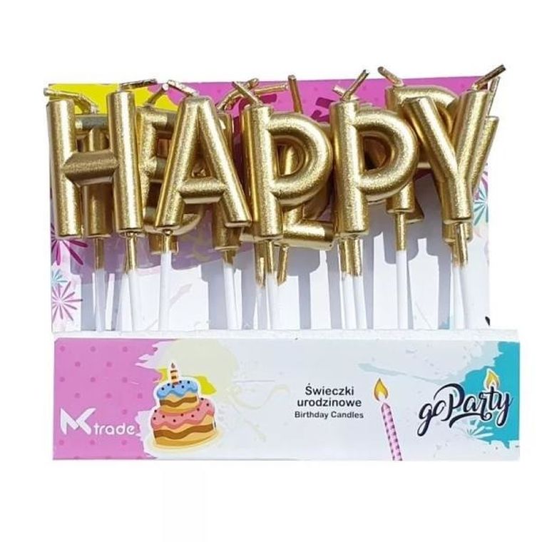 MK Trade, Happy Birthday, świeczki urodzinowe