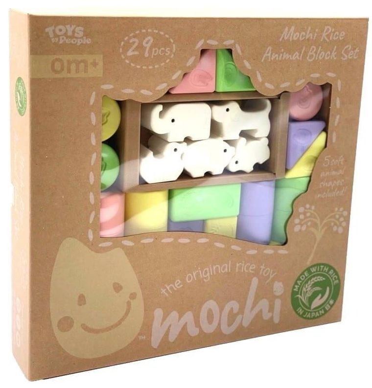 Mochi, klocki ekologiczne z naturalnego ryżu, 29 elementów