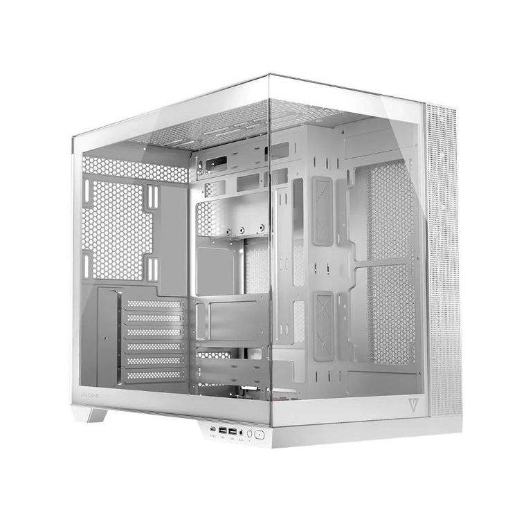 Modecom, Volcno Panorama Midi, obudowa komputerowa, biała