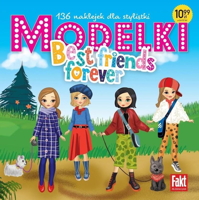 Modelki. Best friends forever. 136 naklejek