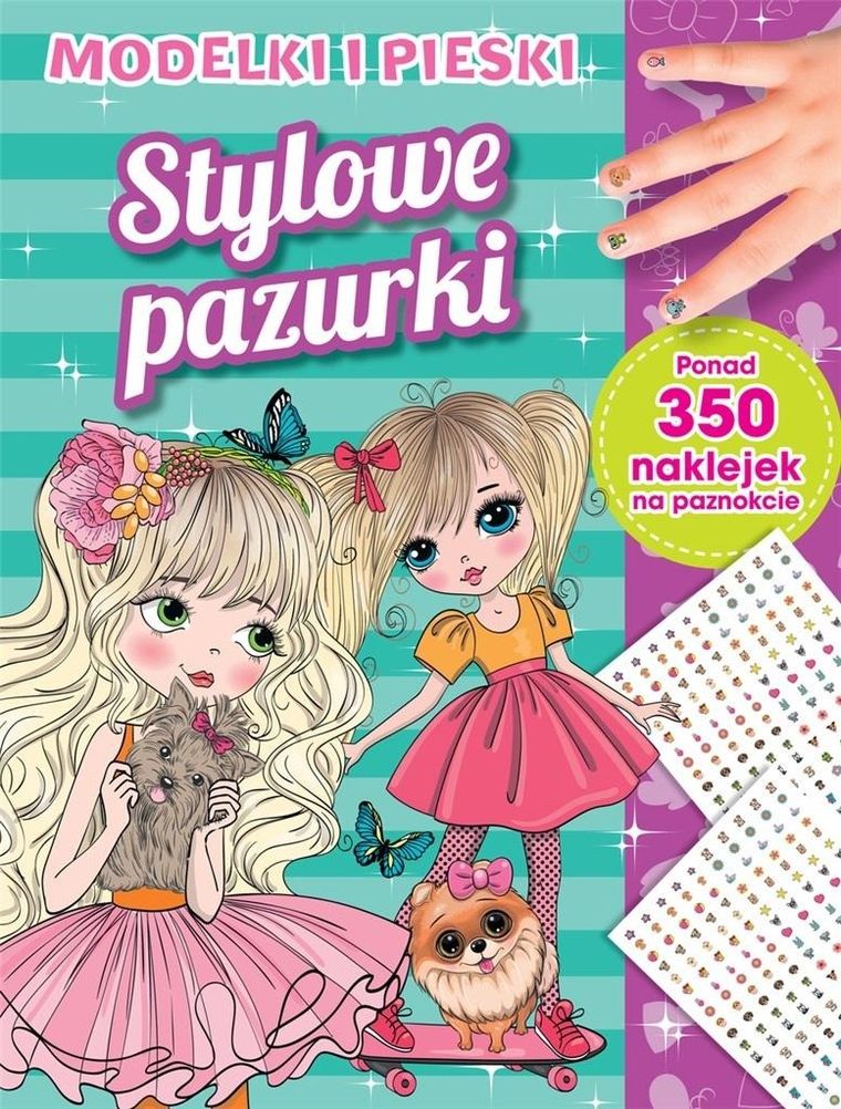 Modelki i pieski. Stylowe pazurki